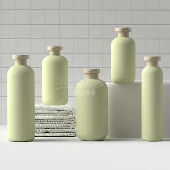 Imballaggio cosmetico di lusso per bottiglia cosmetica in plastica all'ingrosso da 200/260/300/400/500ml Pompa per lozione per bottiglia di shampoo