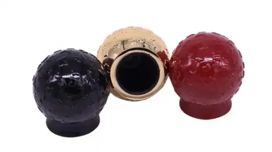 Tappo a sfera design verniciato colore tappo in lega di zinco profumo Zamac per bottiglia di profumo Fea 15