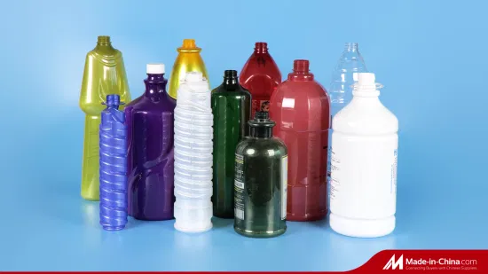 Bottiglia di plastica del contenitore di imballaggio in PET HDPE in plastica con tappo in plastica