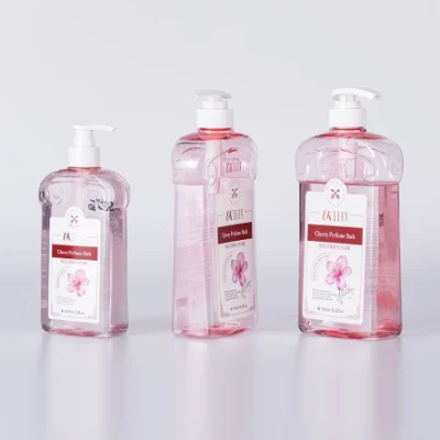 Confezione in plastica per balsamo cosmetico per flaconi cosmetici di colore rosa in plastica per animali domestici da 500 ml